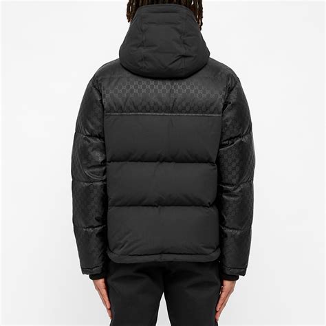 gucci jacquard down jacket